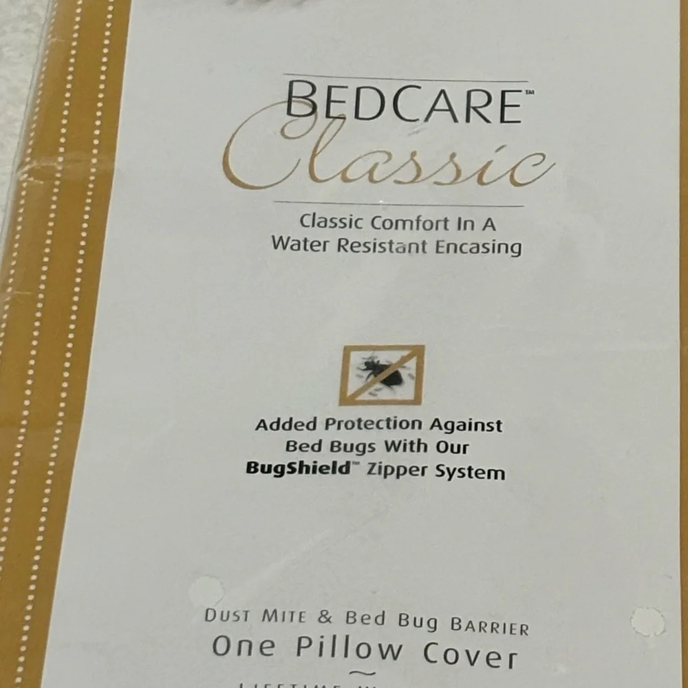 BedCare Classic White Mattress and Pillow Cover Set Queen